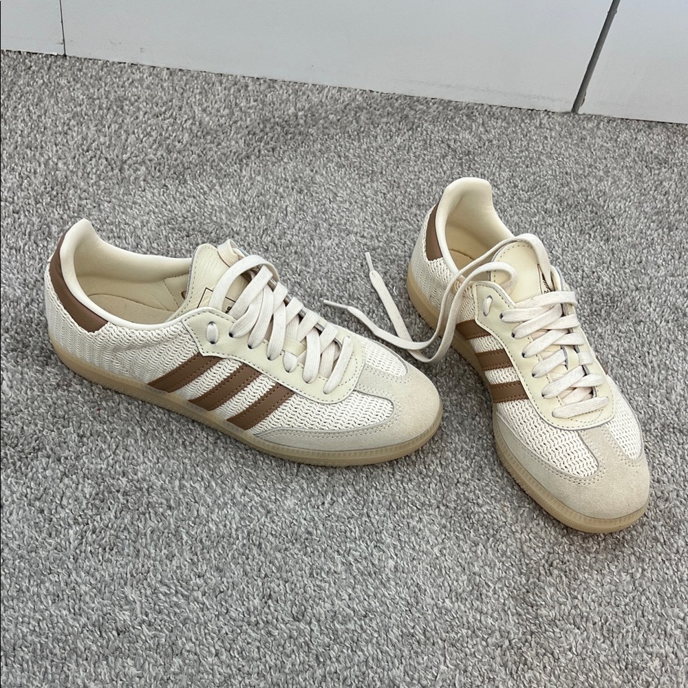 Adidas Samba OG Cardboard Cream White Crystal Sand JI3185 7.5